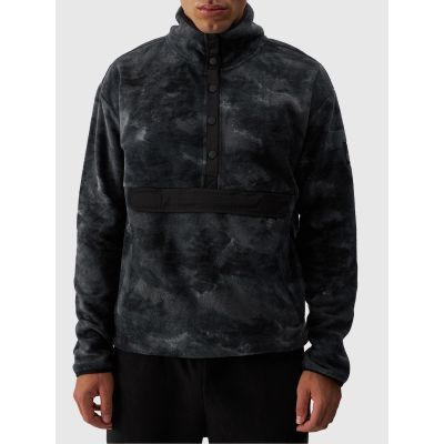 4. Herren-Fleecejacke mit Stehkragen, Oversize, Größe 4F 4FWAW24TFLEM299-90A