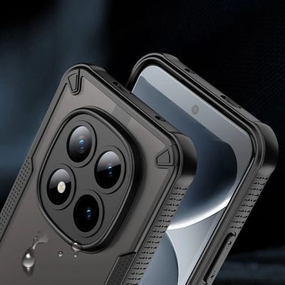 4. Tech-Protect Rugged Shield Case für Xiaomi Poco M8 Pro / Xiaomi Redmi Note 15 Pro+ 5G - Schwarz