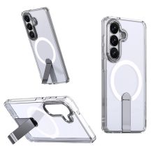 Hybrid Armor X Schutzhülle für Samsung Galaxy A36 / A37 mit Ständer, kompatibel mit MagSafe – Transparent