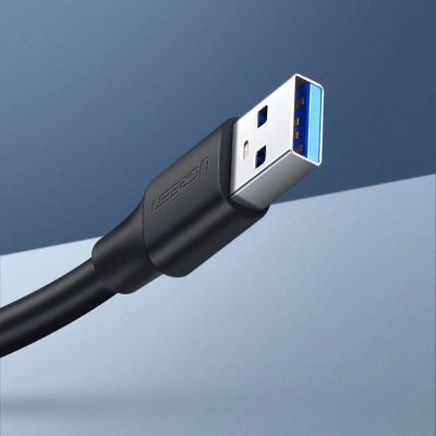 14. Ugreen Kabel Verlängerungsadapter USB 3.0 (weiblich) - USB 3.0 (männlich) 3 m schwarz (US129 30127)