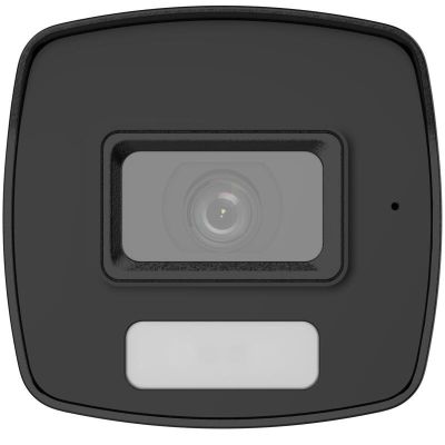 3. Hikvision DS-2CE17D0T-LFS (2,8 mm) 2-MP-Bullet-Kamera mit intelligenter Hybridbeleuchtung und -audio, Fixfokus