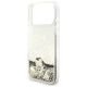 6. Guess Liq. Glitter 4 Charms Hülle für iPhone 17 Pro Max – Gold