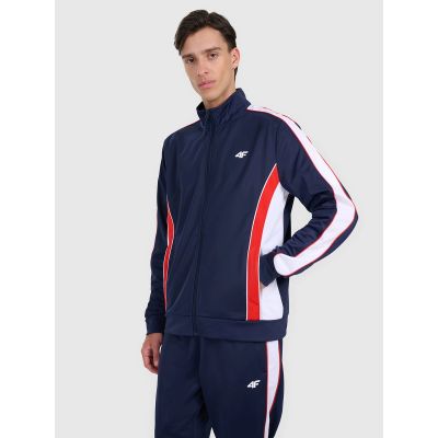 Herren-Sweatshirt mit Reißverschluss ohne Kapuze 4F 4FRAW25TSWSM2459-31S