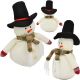 8. Dekorativer Schneemann 23 cm Hutmacher