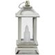 2. LED-KERZENLATERNE 9 CM, SILBER