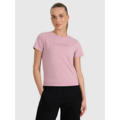 3. Damen-T-Shirt mit Aufdruck 4F 4FRAW25TTSHF3228-56S