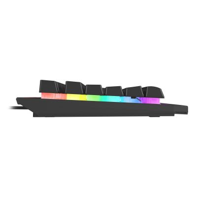 4. GENESIS Rhod 500 RGB Gaming-Tastatur USB QWERTY Portugiesisch Schwarz, Silber