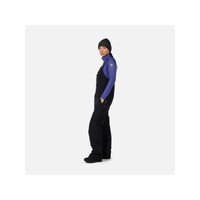 4. ROSSIGNOL W Outerlimits Isolierte Latzhose für Damen, Schwarz
