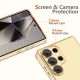 3. Tech-Protect MagFlex MagSafe Hülle für Samsung Galaxy S25 Ultra - Transparent Gold