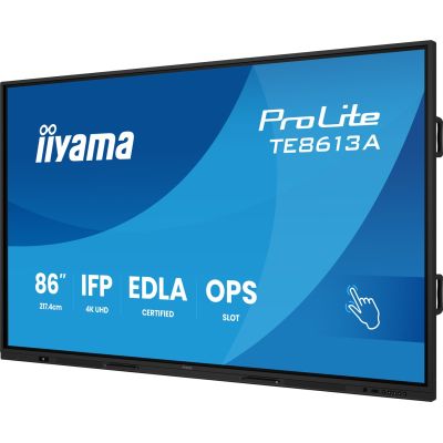 6. IIYAMA 217,4 cm (86") TE8613A-B2AG 16:9 Touchscreen 2xHDMI+2xUSB-C (Versand)
