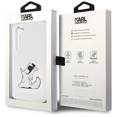 8. Karl Lagerfeld KLHCS23MCFNRC S23+ S916 transparente Hardcase Choupette Fun
