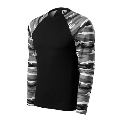 2. Malfini Camouflage LS M T-Shirt MLI-16632 Camouflage grau