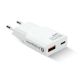 3. EVERACTIVE Wandladegerät mit 1 x USB- und 1 x USB-C-Anschluss, Schnellladefunktion 3.0, 20 W, superflach, weiß, SC-340Q