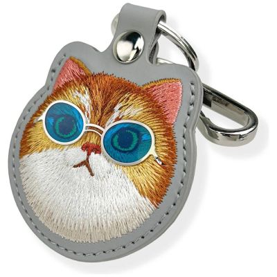 5. Nimmy Glasses Cool Cat Tracker Etui - Grau