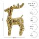 5. Rentier-Dekoration 60 cm 60 LED Gold