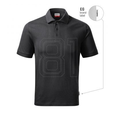 Herren Resist Heavy Poloshirt (ebony gray 94 (brand label))