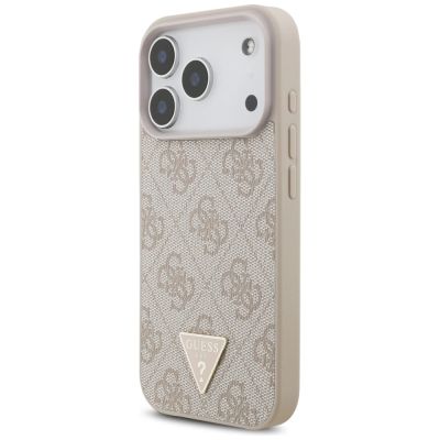 3. Guess 4G Strap Triangle Logo MagSafe Hülle für iPhone 17 Pro - Pink