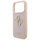 6. Guess Grained Big 4G & Classic Logo iPhone 17 Pro Hülle - Rosa