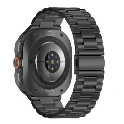 2. Tech-Protect Edelstahlarmband für Samsung Galaxy Watch Ultra 47 mm – Schwarz