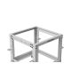 15. Open Rack 19" 9U 600x600-1100 verstellbar grau Lanberg
