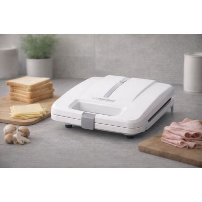 12. Esperanza PARMIGIANO EKT010W Sandwichmaker (1000W; weiß)
