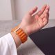 6. Tech-Protect Nylon Pro Armband für Apple Watch 44 / 45 / 46 / 49 mm – Orange