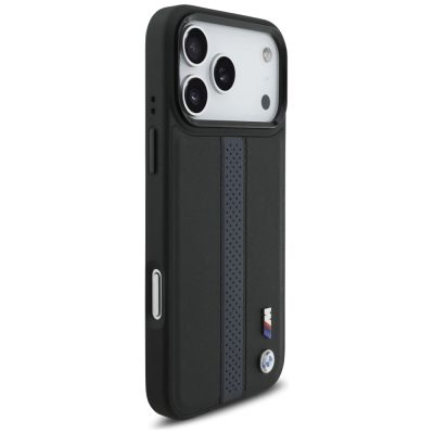 4. BMW M Perforated Stripe Logo MagSafe Case für iPhone 17 Pro Max – Blau