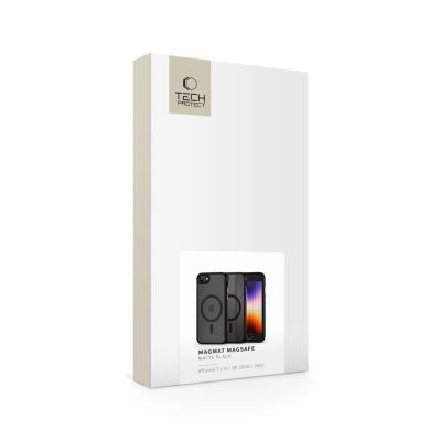 5. Tech-Protect MagMat MagSafe Hülle für iPhone 7 / 8 / SE 2020 / 2022 – Mattschwarz