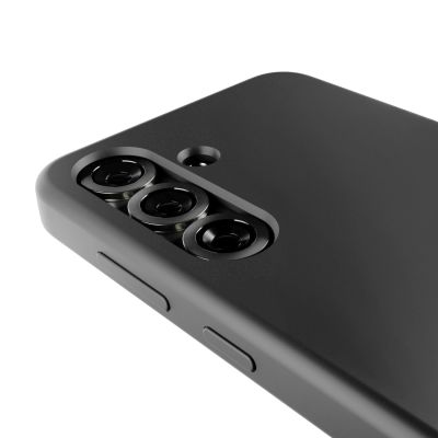 6. Puro Icon Mag Silikonhülle mit MagSafe für Samsung Galaxy S25 – Schwarz