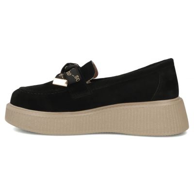 3. Schwarze Damen-Plateauschuhe aus Wildleder von Filippo (Modell DP8293)