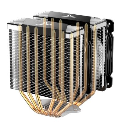 10. Jonsbo CR-2000GT CPU-Kühler mit Radiator und 12 cm Lüfter, schwarz, 1 Stück.