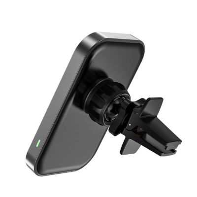 4. Tech-Protect CW19 Magnetische Auto-MagSafe-Halterung mit 15-W-Induktionsladegerät für Lüftungsschlitze – Schwarz