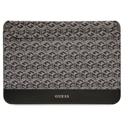 Guess GCube Stripes Tasche für einen 14-Zoll-Laptop – Schwarz
