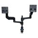 4. Monitorhalterung R-Go Tools R-Go Monitorarm 0"–32" 2 TFT Max. 9 kg Caparo 4 Gasfeder silber