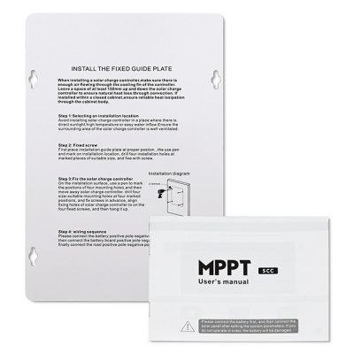 11. Qoltec MPPT-Solarladeregler mit Temperatursensor 10 A | 12 V / 24 V | LCD | 2 x USB | Bluetooth | App | GEL | LiFePO4