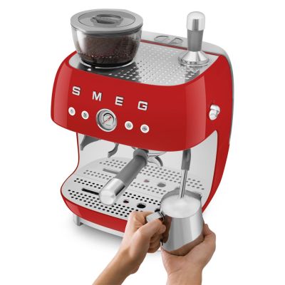 5. Smeg EGF03RDEU Kaffeemaschine, manuelle Espressomaschine, 2,4 l