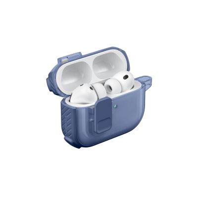 7. AmazingThing Titan Pro Mag Hülle, transparent, für AirPods Pro 3 - Blau