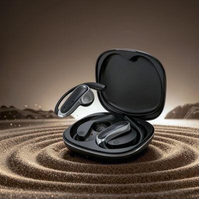 2. Dudao U17Z Bluetooth 5.3 OWS Kopfhörer mit Ohrbügeln – Schwarz