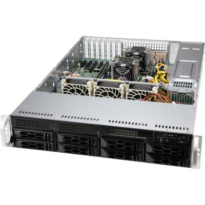 Supermicro CSE-LA25TQC-R609LP Computersicherheits- und Montagerack Schwarz 600W