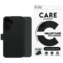 CARE by PanzerGlass Feature Wallet Kickstand Case für Samsung Galaxy A36 5G - Schwarz