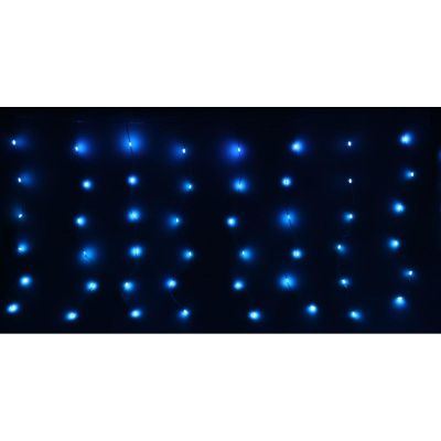 3. Weihnachtsbaumbeleuchtung, Lichtvorhang für den Außenbereich/Innenbereich, 240 LEDs, 600 x 60 cm, mit Fernbedienung, RGB-Farben