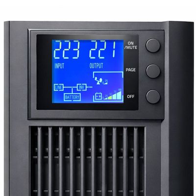 5. Qoltec USV mit reiner Sinuswelle | 1 kVA | 800 W | AVR | LCD | Reine Sinuswelle