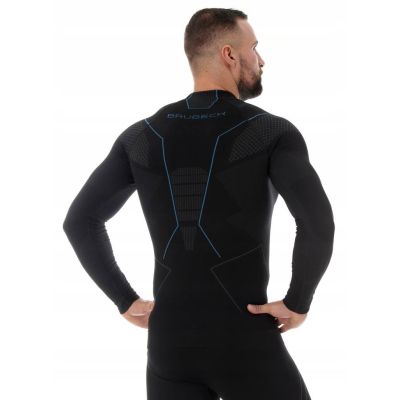 2. Brubeck Thermo Herren-Thermo-Unterwäsche-T-Shirt Schwarz - LS13040A