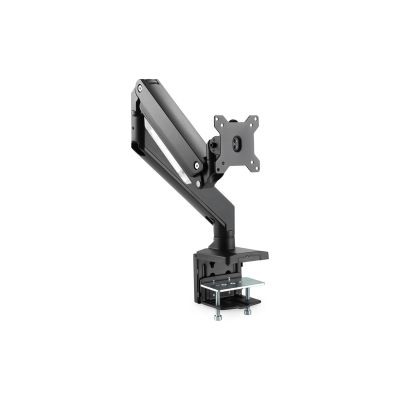 35. Einzelner Tischarm mit Klemme für 1xLCD mit Gasfeder, max. 35 Zoll und 15 kg