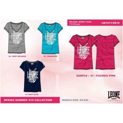 3. Damen T-Shirt LEONE LW1011/S16 türkis "M"