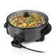 9. Tristar | Multifunktionale XL-Grillpfanne | PZ-9135 | Durchmesser 30 cm | Grill | 1500 W | Inkl. Deckel | Fester Griff | Schwarz