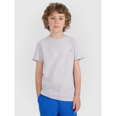 13. Einfarbiges Standard-T-Shirt (2er-Set) für Kinder 4F 4FJRAW25TTSHU3157-90S
