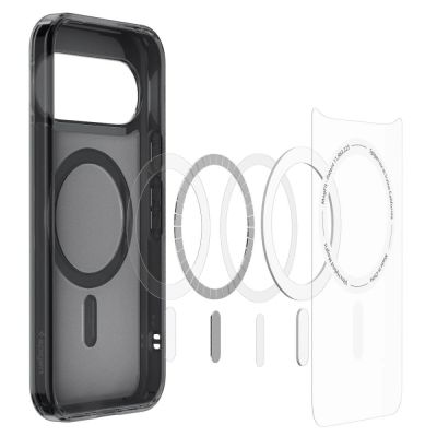 6. Spigen Ultra Hybrid Mag MagSafe Hülle für Google Pixel 11 – Schwarz und Grau