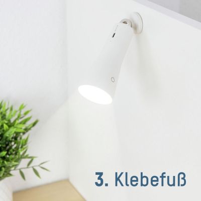 10. Ansmann 1600-0526 Tischleuchte SMD-LED-Modul 2 W SMD-LED Silber, Weiß
