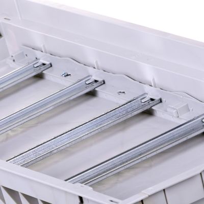 4. Einbaugehäuse aus Kunststoff mit Metalltür, flächenbündig, Schutzart IP40, 5 Reihen, 60 Module, Noark PM